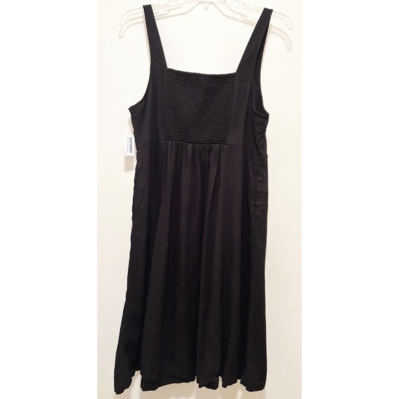 Old Navy Fit & Flare Linen-Blend Midi Dress XLP NWT - Picture 5 of 5